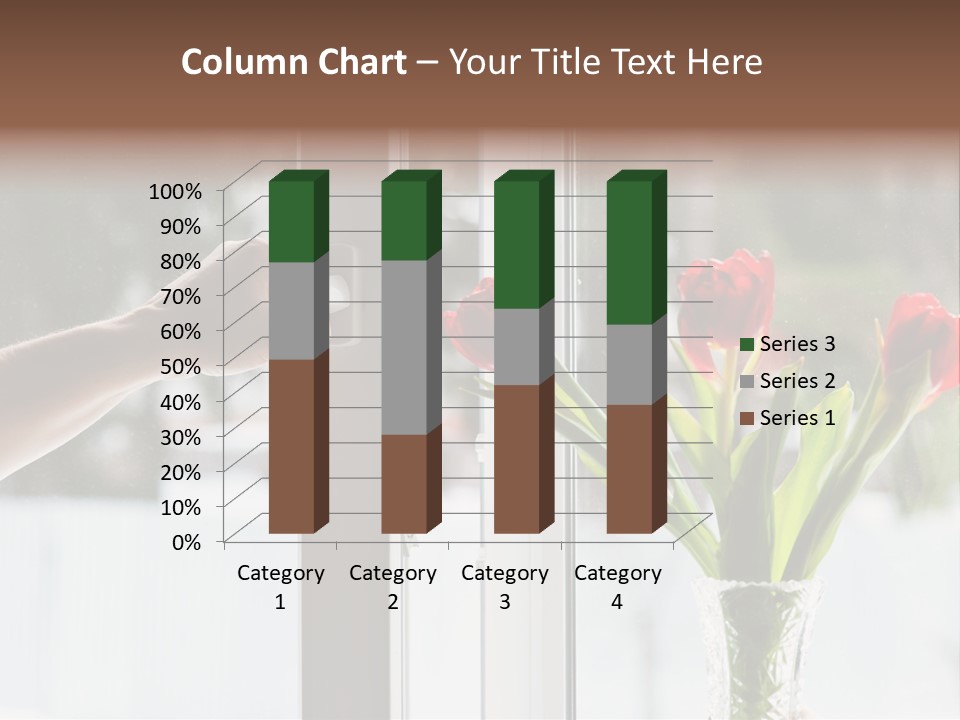 Door Greening Hand PowerPoint Template