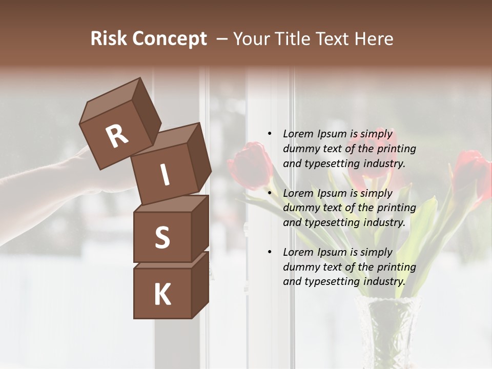 Door Greening Hand PowerPoint Template