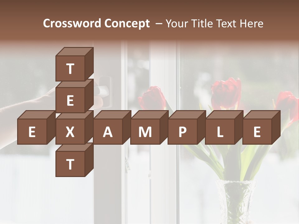 Door Greening Hand PowerPoint Template