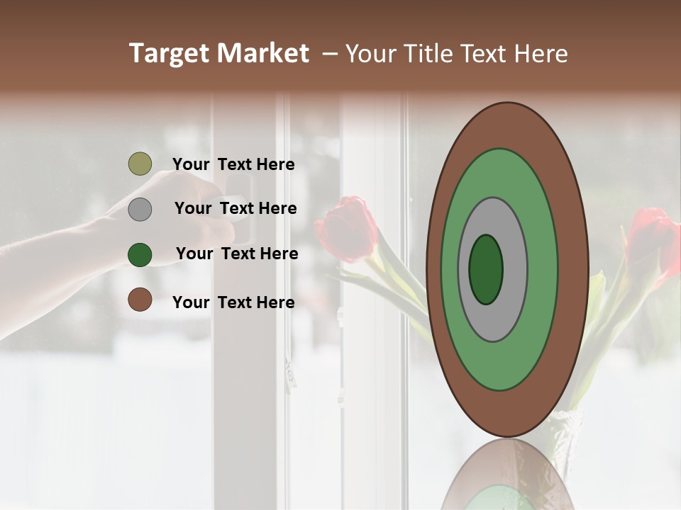 Door Greening Hand PowerPoint Template