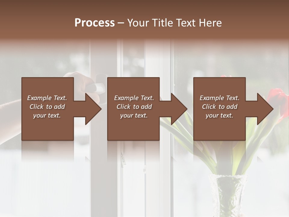 Door Greening Hand PowerPoint Template