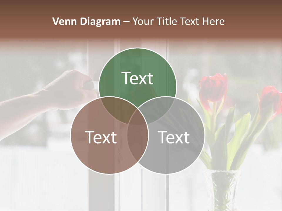 Door Greening Hand PowerPoint Template