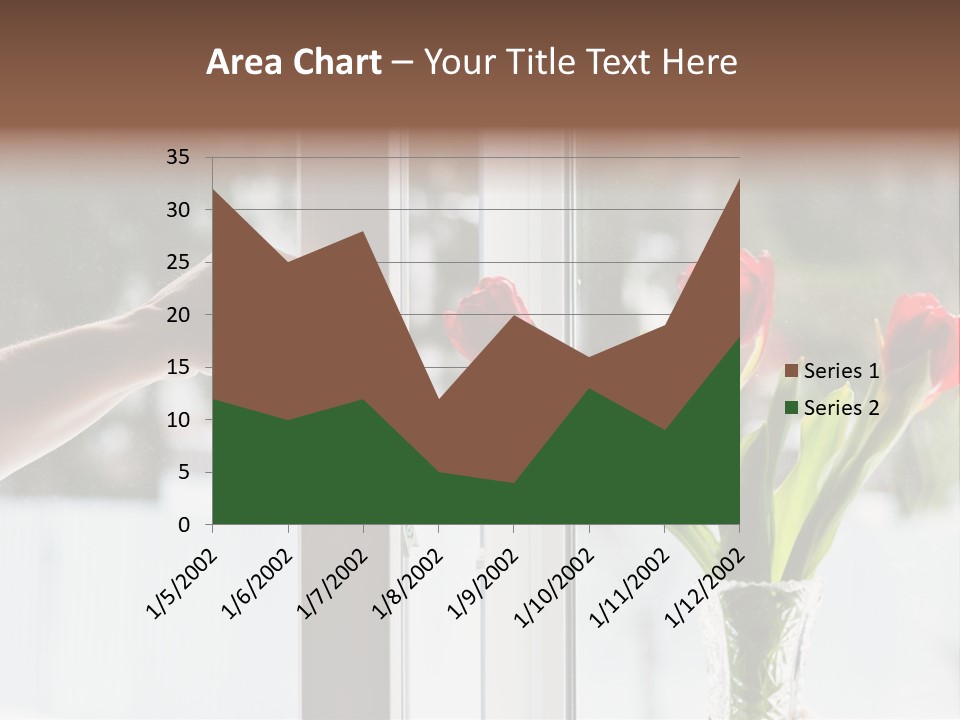 Door Greening Hand PowerPoint Template