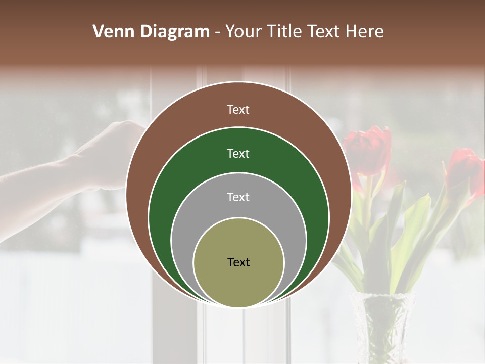 Door Greening Hand PowerPoint Template
