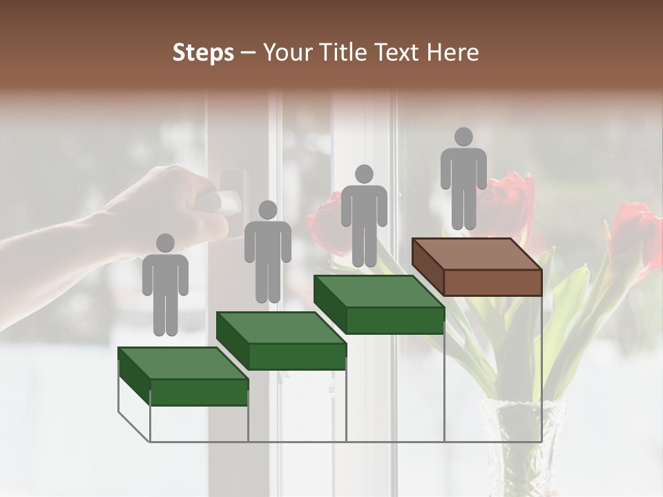 Door Greening Hand PowerPoint Template