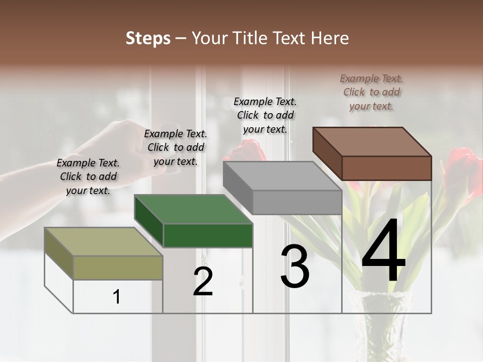 Door Greening Hand PowerPoint Template