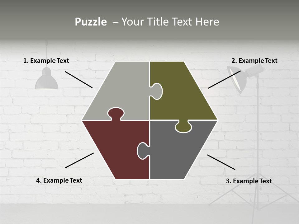 Grey Technology Horizontal PowerPoint Template