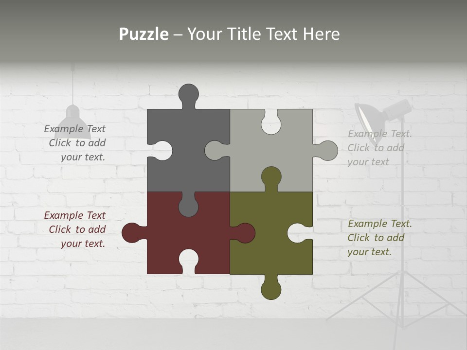 Grey Technology Horizontal PowerPoint Template