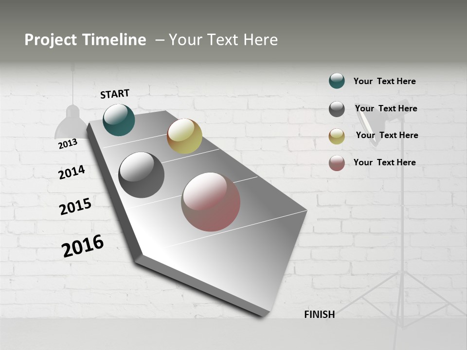Grey Technology Horizontal PowerPoint Template
