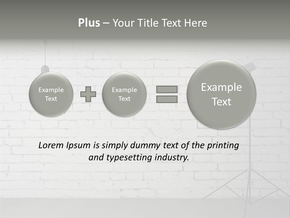 Grey Technology Horizontal PowerPoint Template