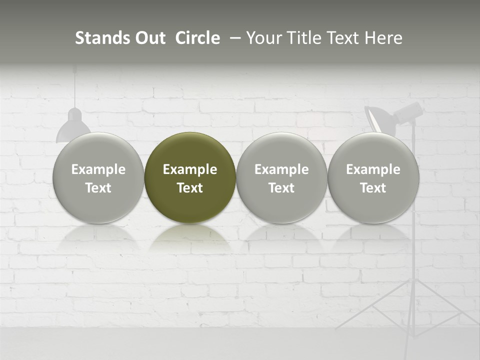 Grey Technology Horizontal PowerPoint Template