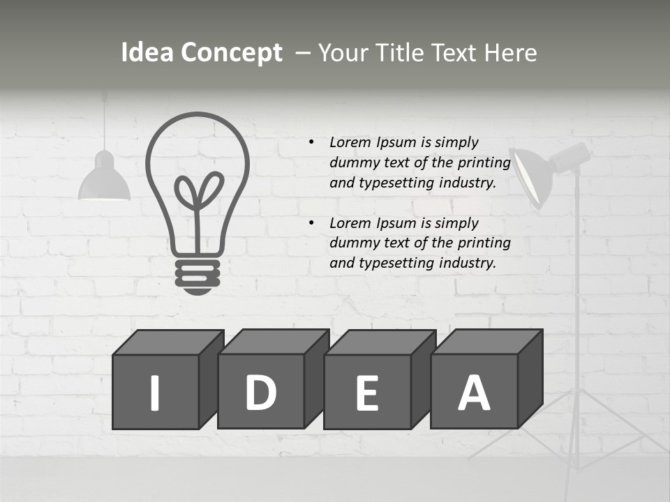 Grey Technology Horizontal PowerPoint Template