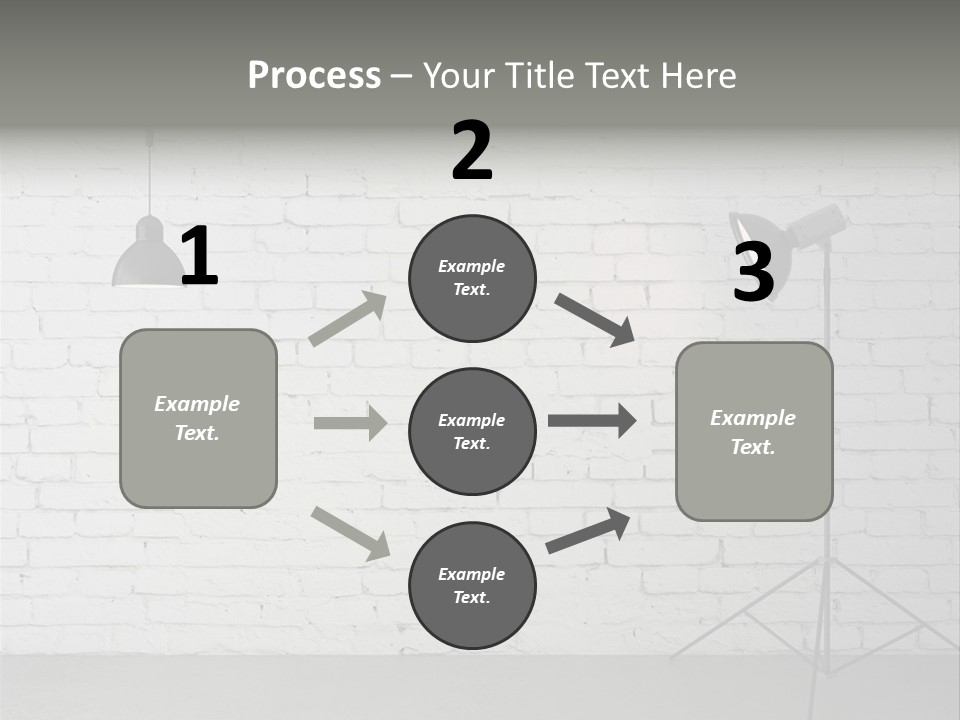 Grey Technology Horizontal PowerPoint Template
