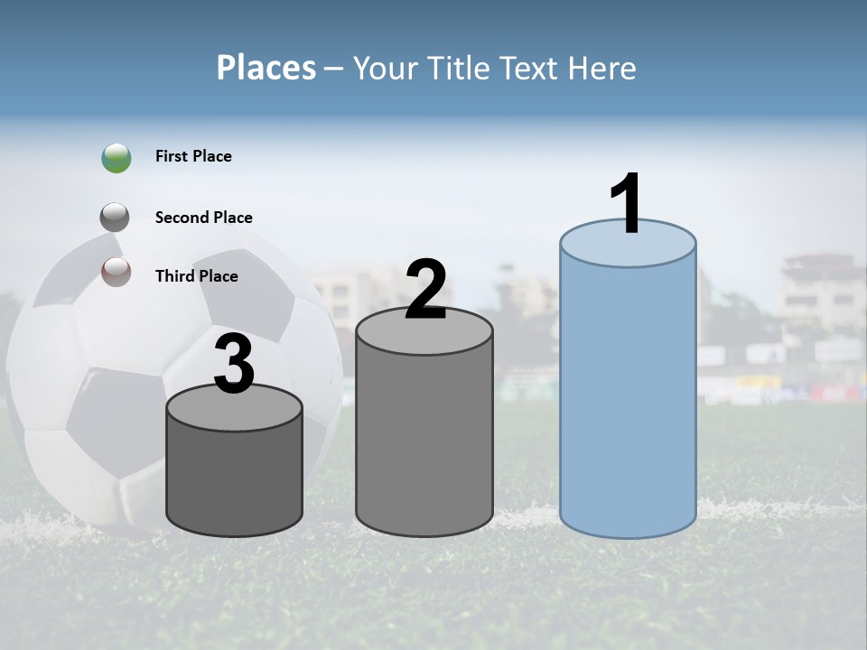 Summer Stadium Goal PowerPoint Template