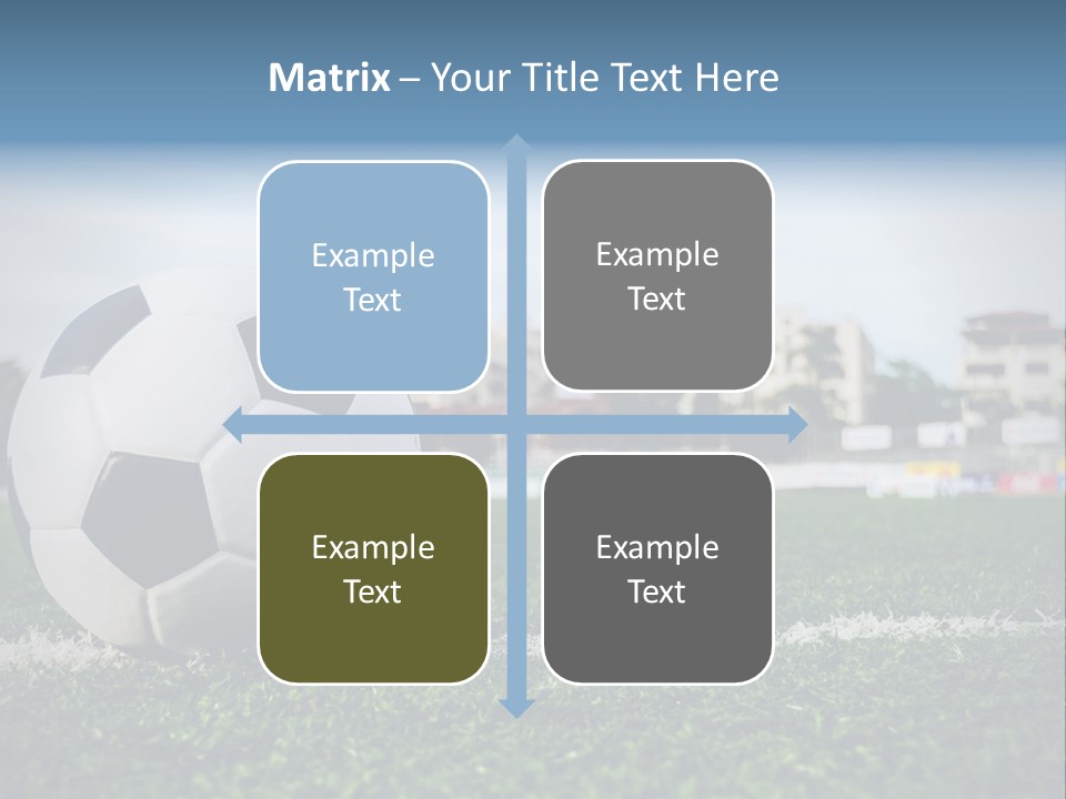 Summer Stadium Goal PowerPoint Template