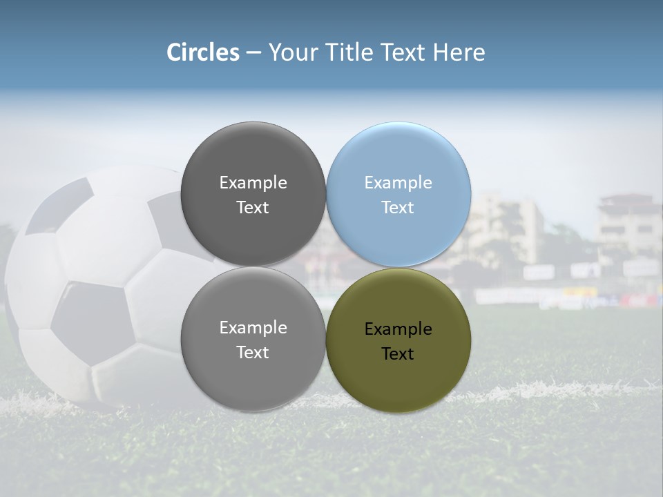 Summer Stadium Goal PowerPoint Template