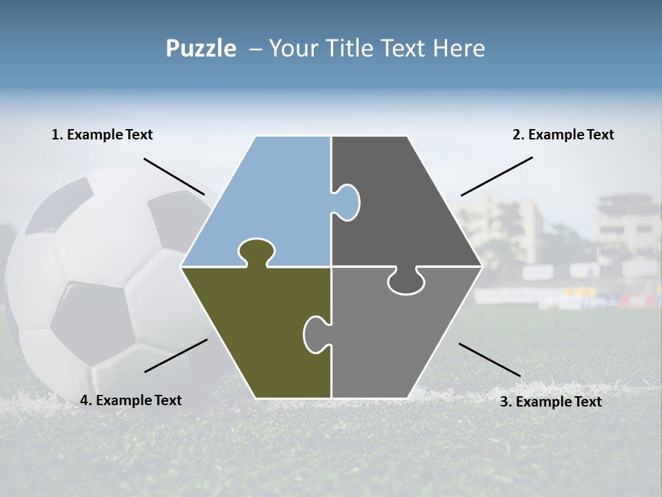 Summer Stadium Goal PowerPoint Template