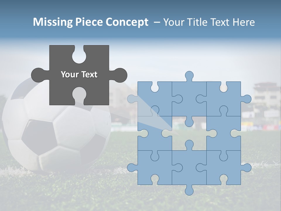 Summer Stadium Goal PowerPoint Template