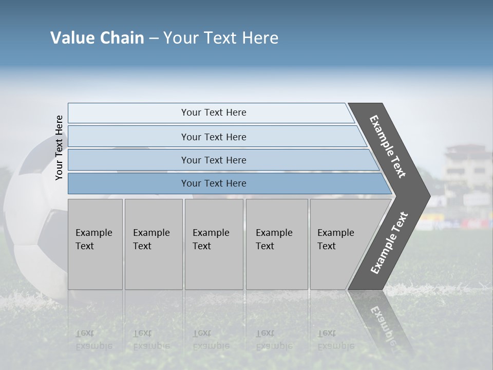 Summer Stadium Goal PowerPoint Template