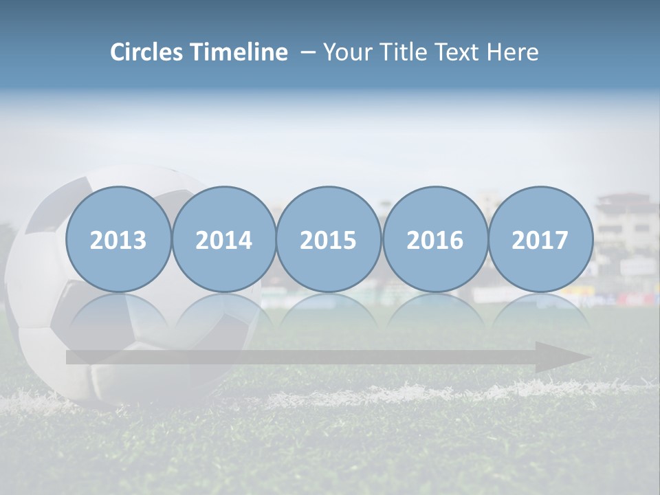 Summer Stadium Goal PowerPoint Template