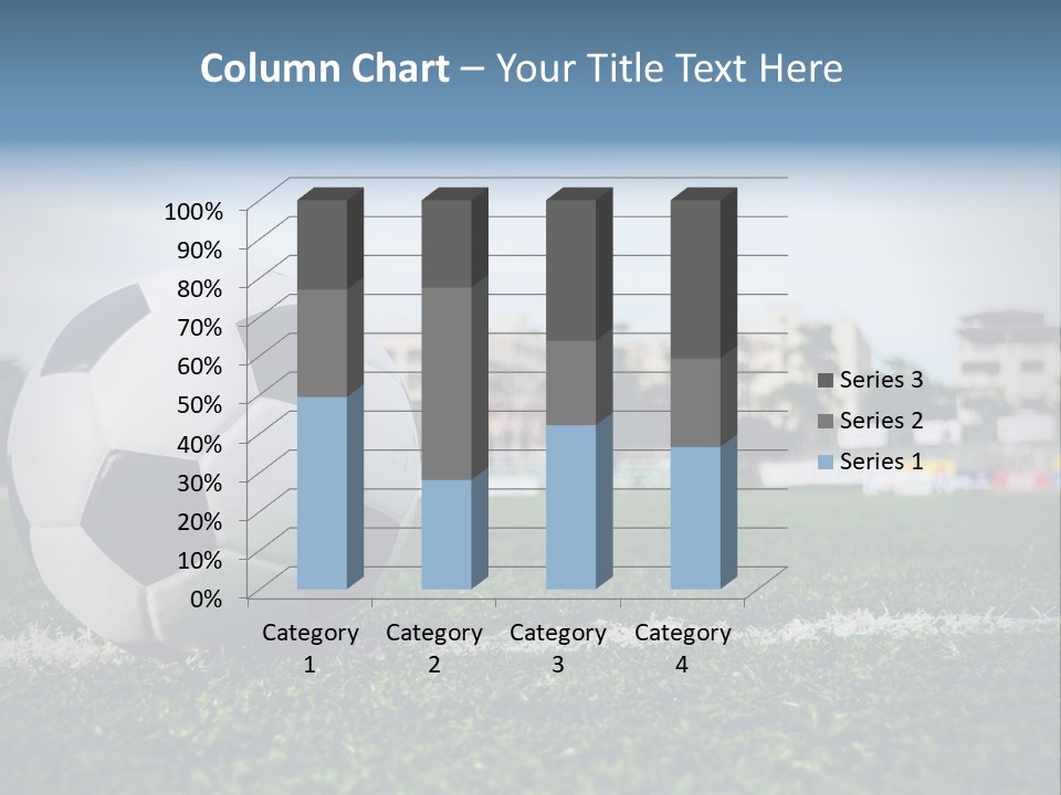 Summer Stadium Goal PowerPoint Template