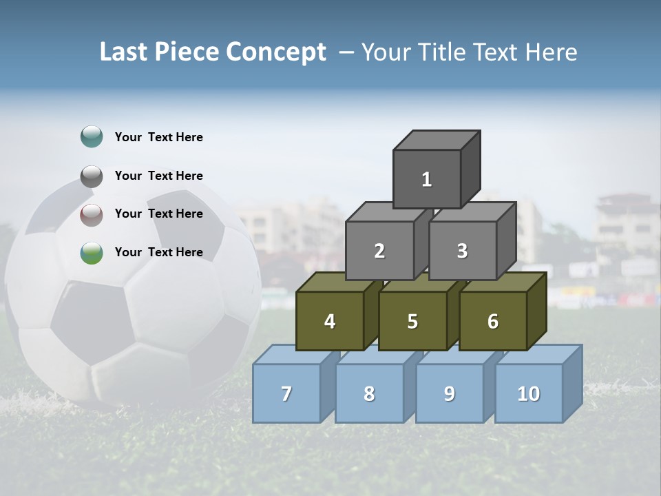 Summer Stadium Goal PowerPoint Template