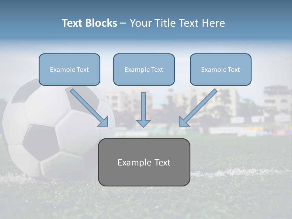 Summer Stadium Goal PowerPoint Template