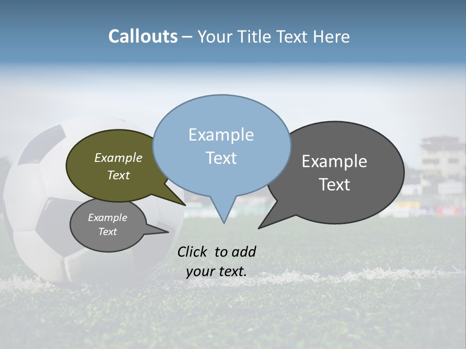 Summer Stadium Goal PowerPoint Template