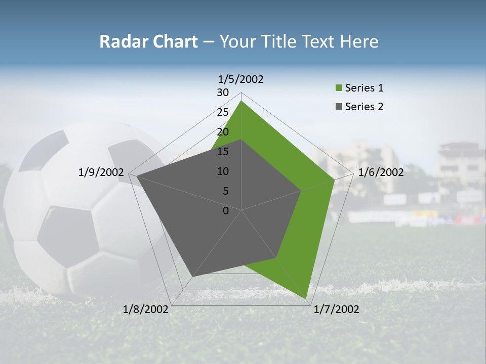 Summer Stadium Goal PowerPoint Template