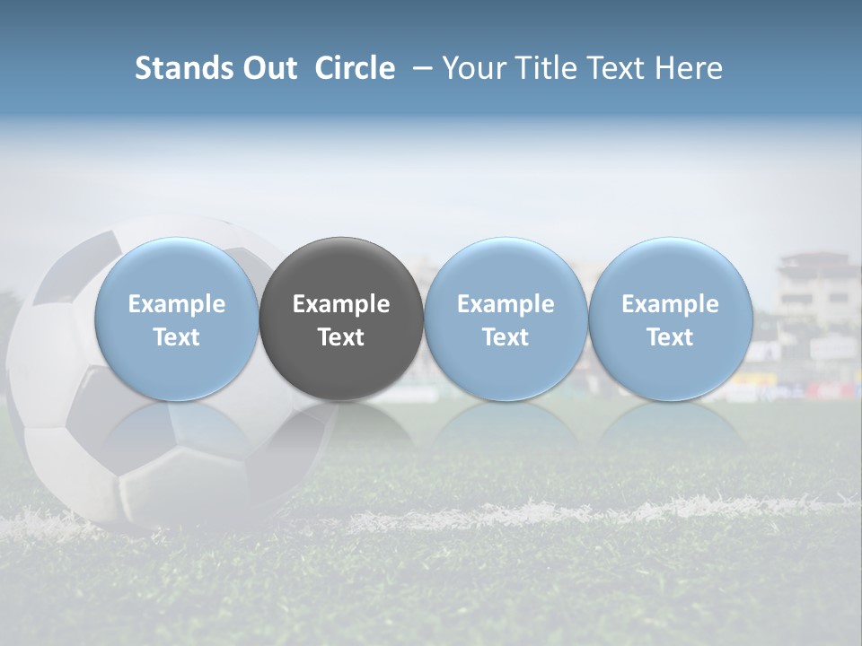 Summer Stadium Goal PowerPoint Template