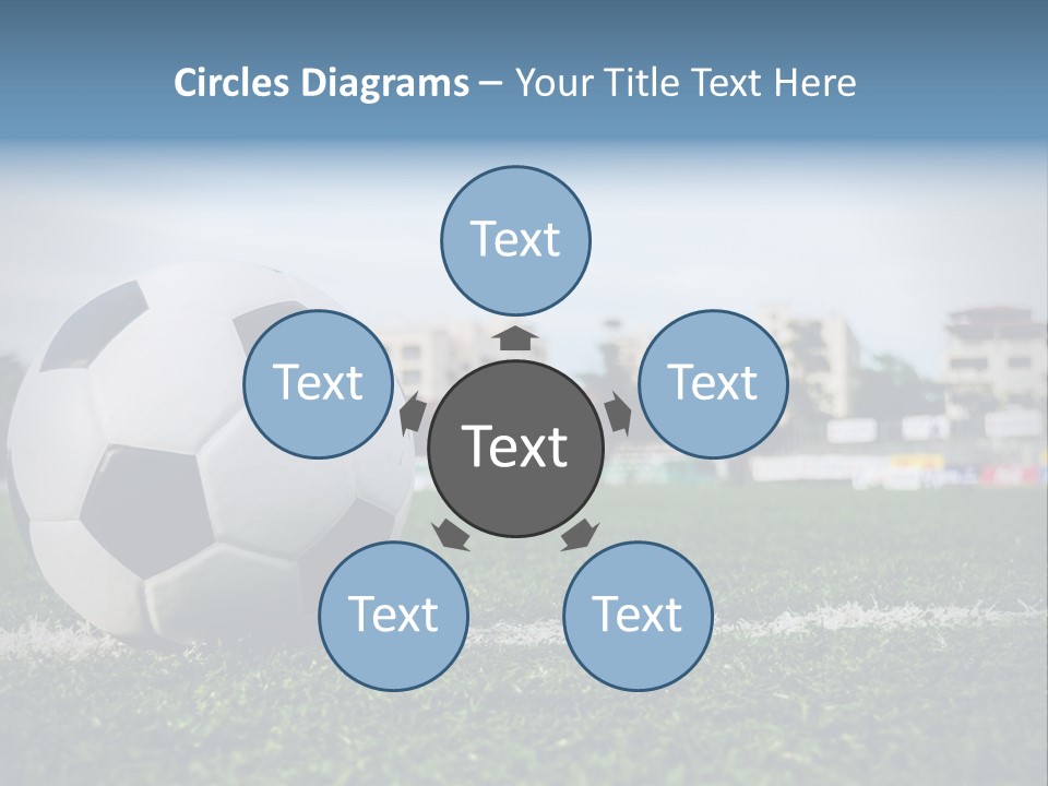 Summer Stadium Goal PowerPoint Template