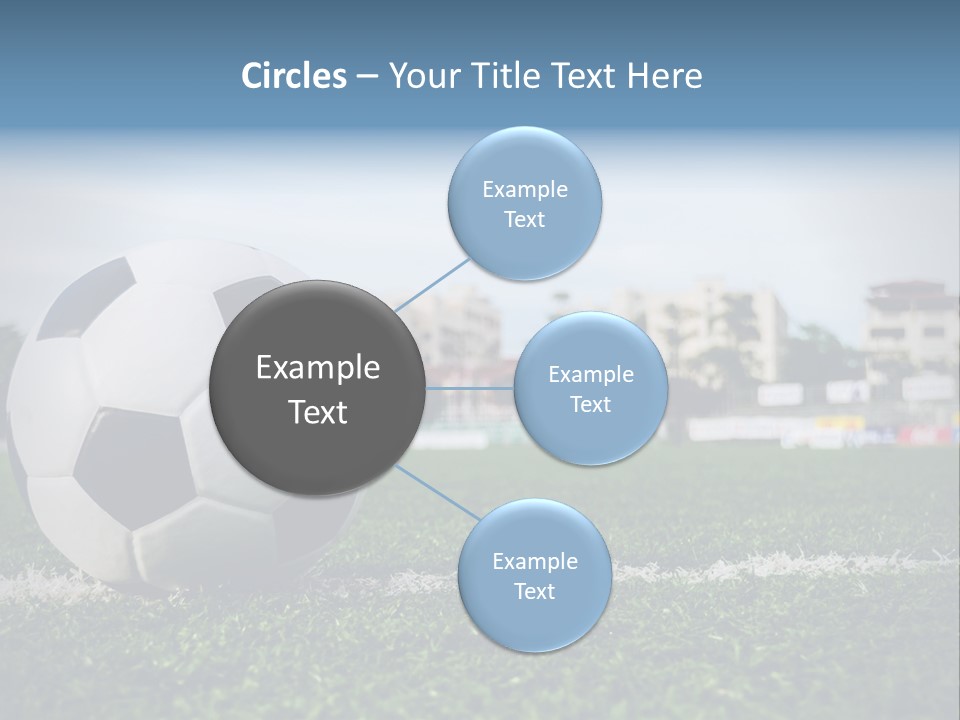 Summer Stadium Goal PowerPoint Template