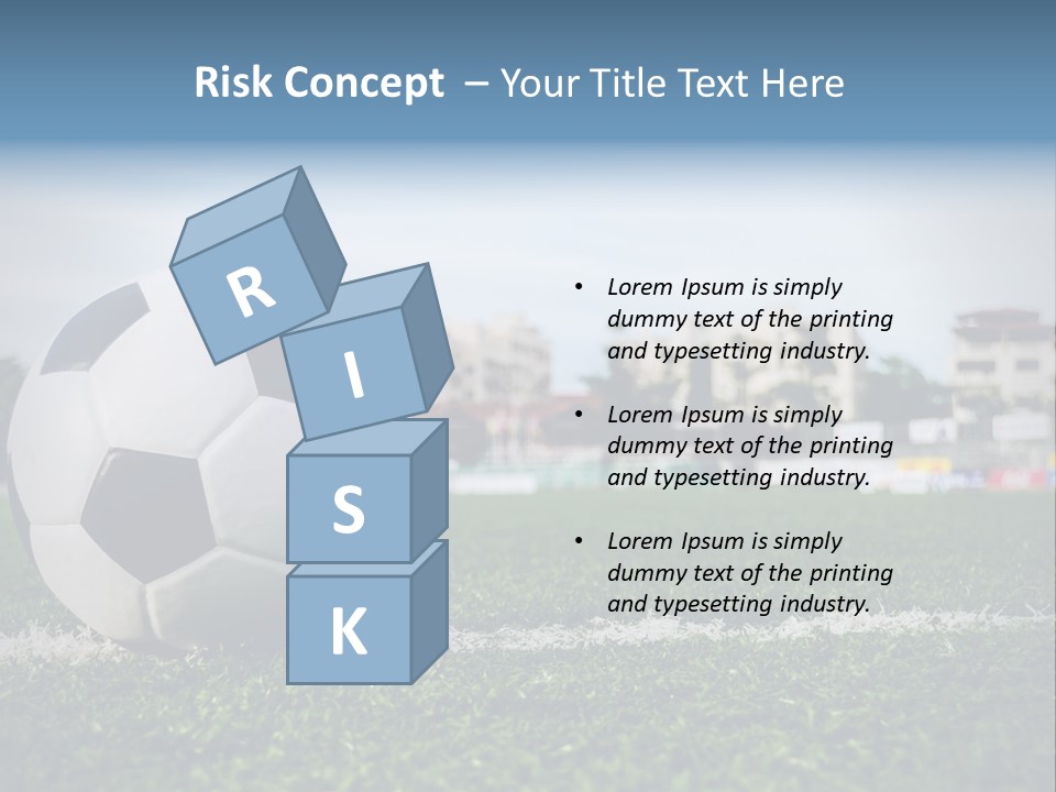 Summer Stadium Goal PowerPoint Template