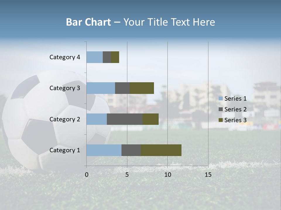 Summer Stadium Goal PowerPoint Template