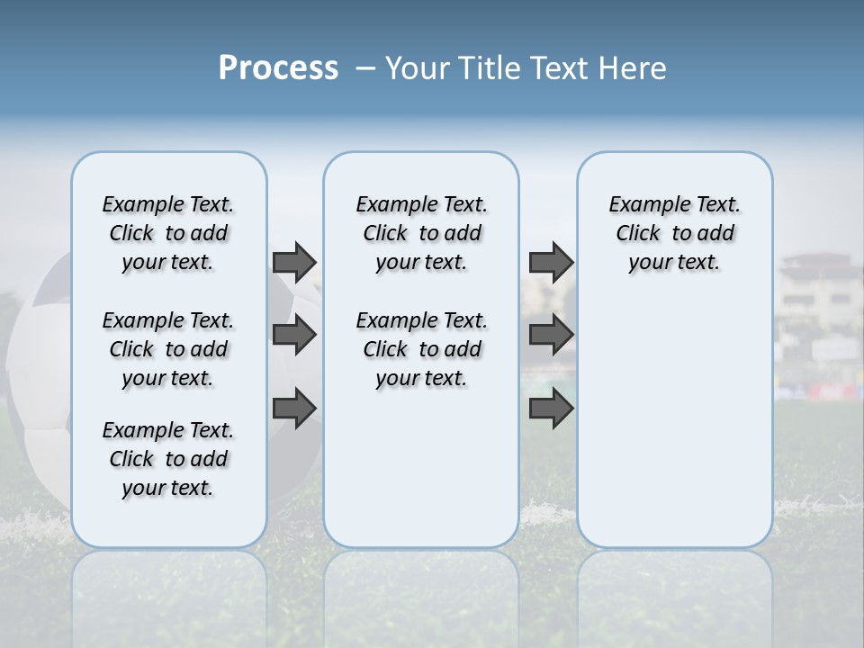 Summer Stadium Goal PowerPoint Template
