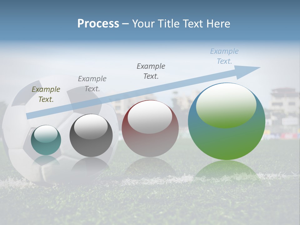 Summer Stadium Goal PowerPoint Template