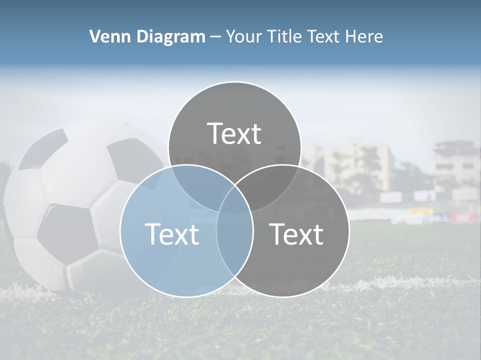 Summer Stadium Goal PowerPoint Template