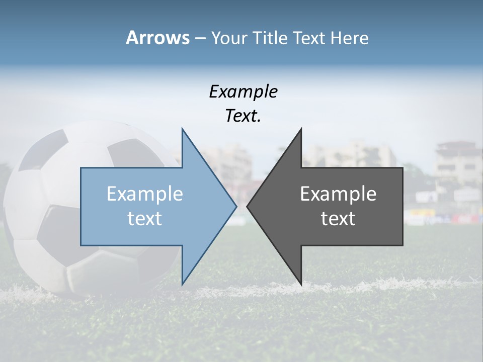 Summer Stadium Goal PowerPoint Template