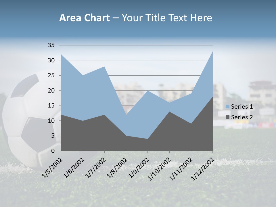 Summer Stadium Goal PowerPoint Template