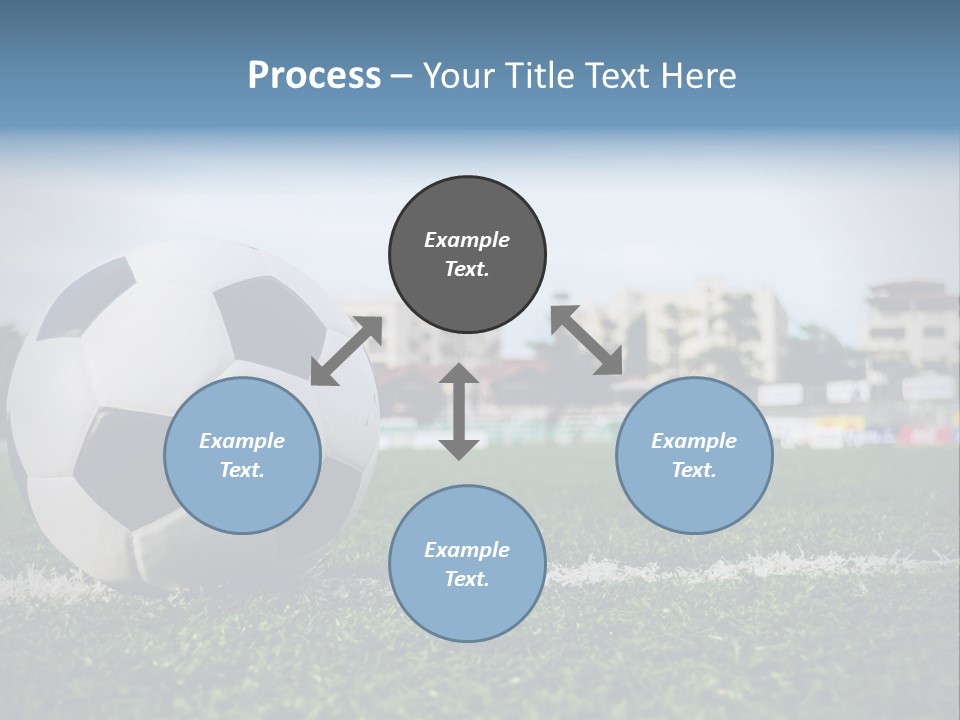 Summer Stadium Goal PowerPoint Template