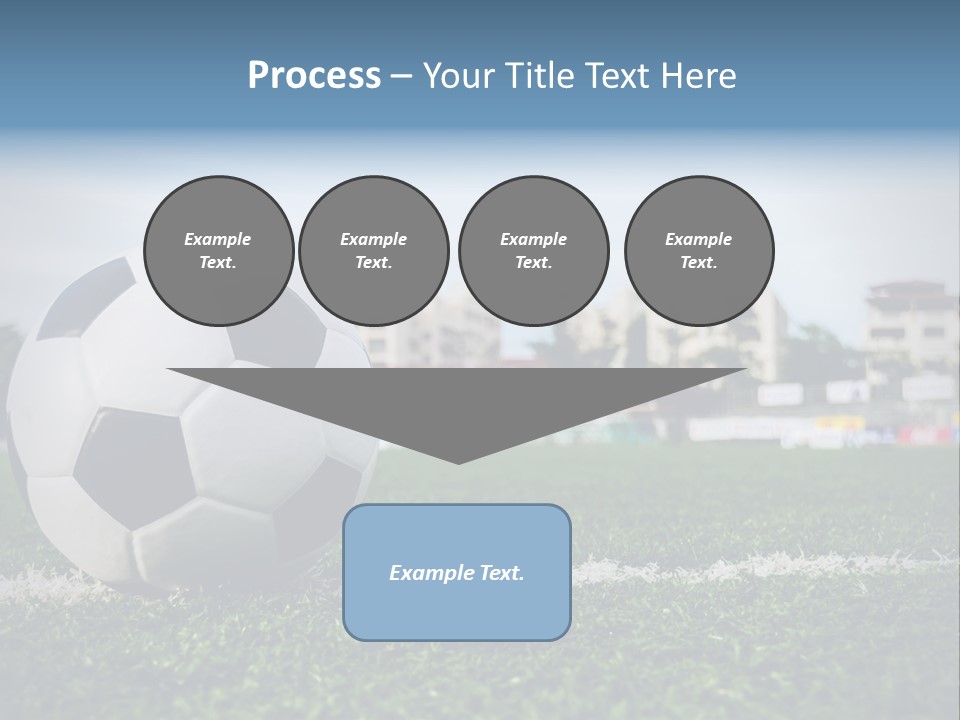 Summer Stadium Goal PowerPoint Template