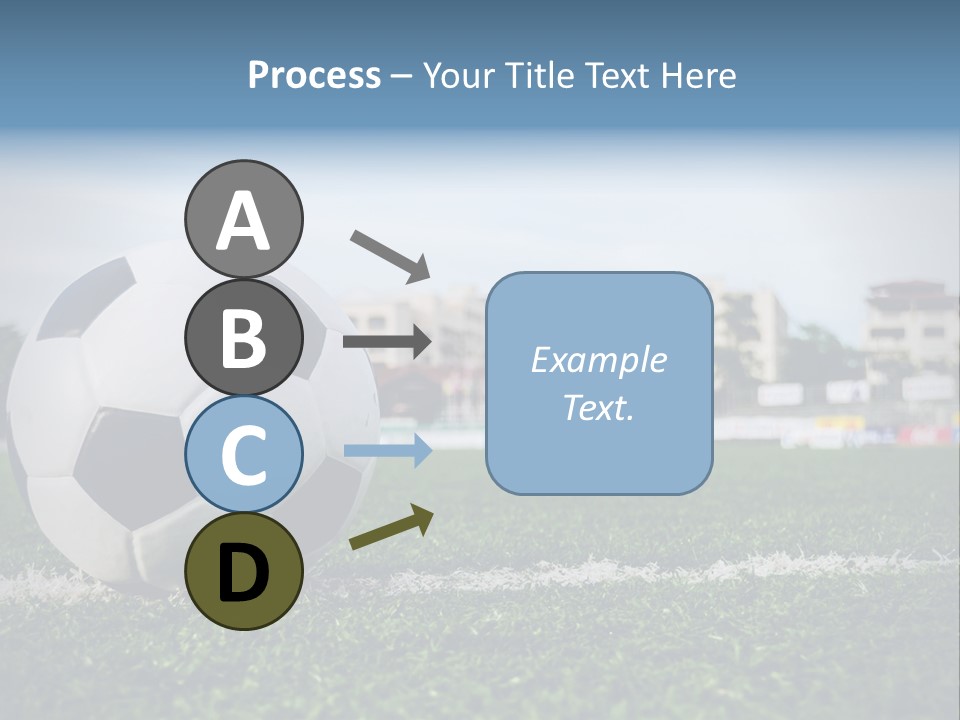 Summer Stadium Goal PowerPoint Template