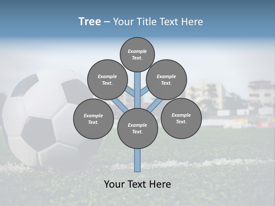 Summer Stadium Goal PowerPoint Template