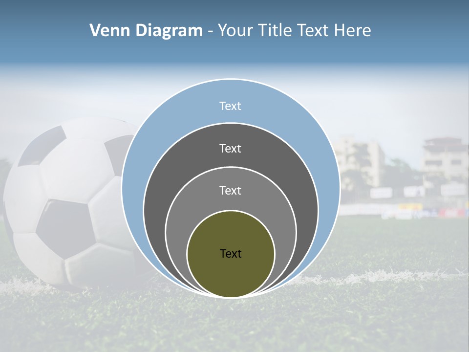 Summer Stadium Goal PowerPoint Template