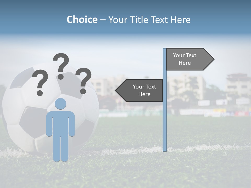 Summer Stadium Goal PowerPoint Template