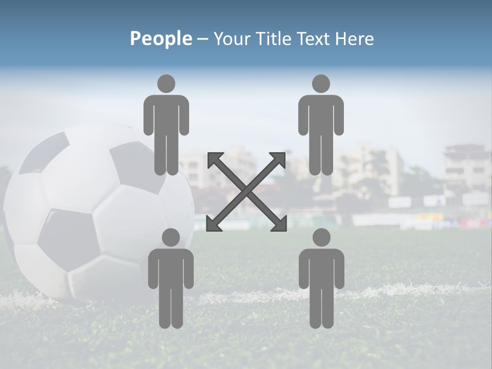 Summer Stadium Goal PowerPoint Template