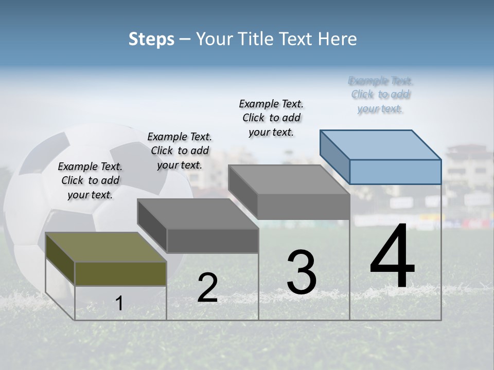 Summer Stadium Goal PowerPoint Template