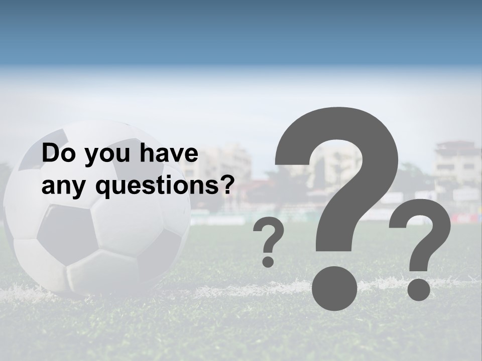 Summer Stadium Goal PowerPoint Template