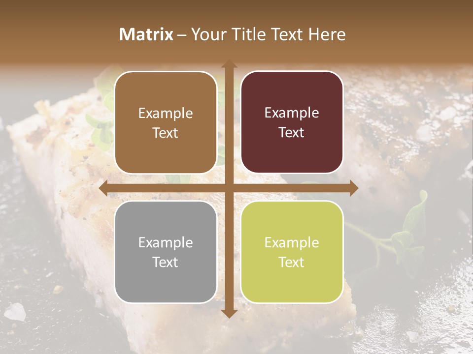 Fresh Iron Pan Orange PowerPoint Template