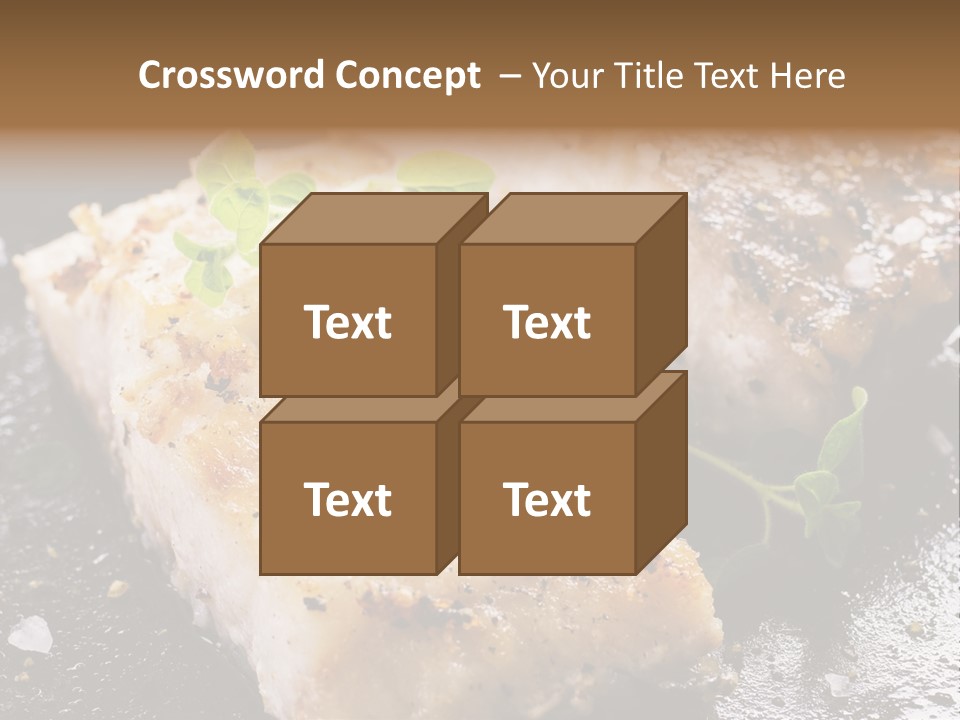 Fresh Iron Pan Orange PowerPoint Template